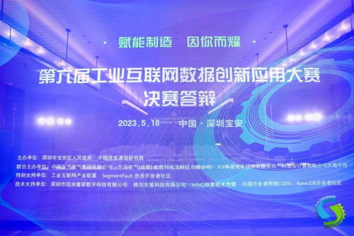 第六届工业互联网数据创新应用决赛在深举行，引领数据服务新浪潮